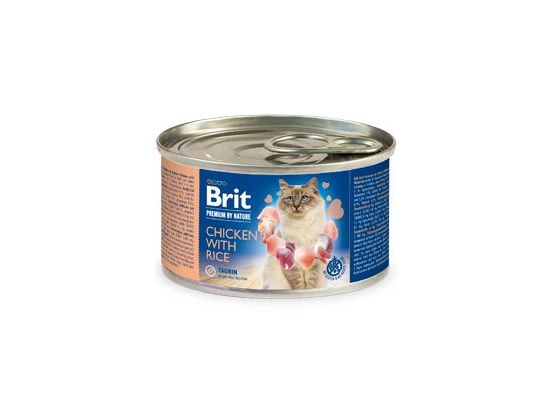Brit Premium Cat by Nature konz Chicken&Rice 200g