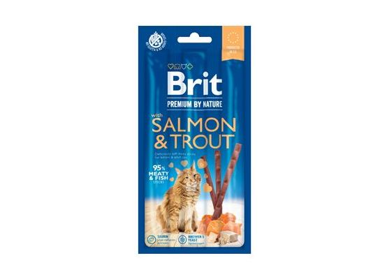 Brit Premium Cat by Nature Sticks Salmon&Trout (3pcs)