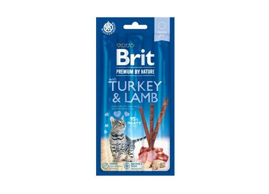 Brit Premium Cat by Nature Sticks Turkey&Lamb (3pcs)