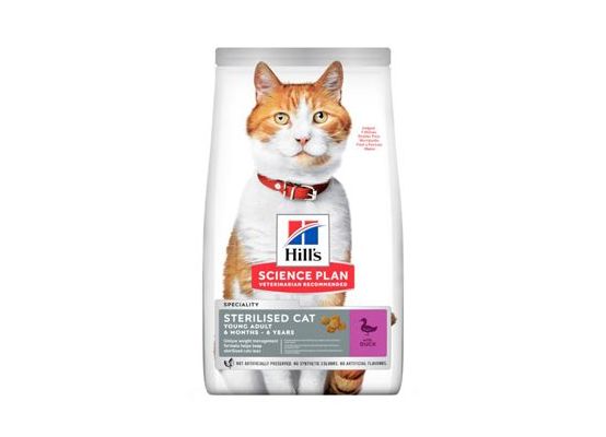 Hill's Fel. Dry SP Adult Young Steril. Cat Duck 10kg