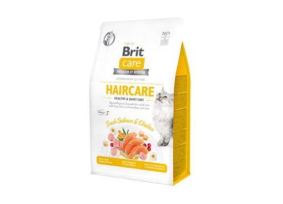 Brit Care Cat GF Haircare Healthy&Shiny Coat 0,4kg