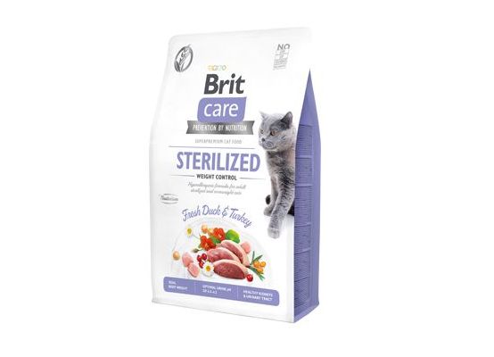 Brit Care Cat GF Sterilized Weight Control 2kg
