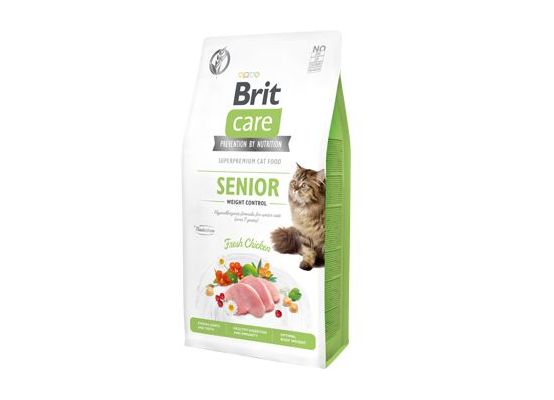 Brit Care Cat GF Senior Weight Control 7kg