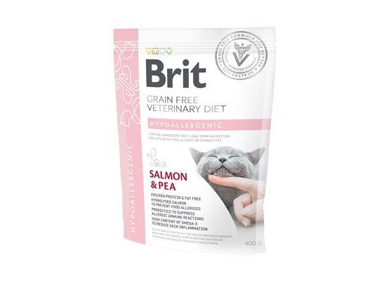 Brit GF Veterinary Diets Cat Hypoallergenic 400 g