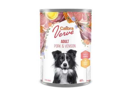 Calibra Dog Verve konz. GF Adult Pork & Venison 400g