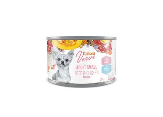 Calibra Dog Verve konz.GF Adult Small Beef&Chick 200g