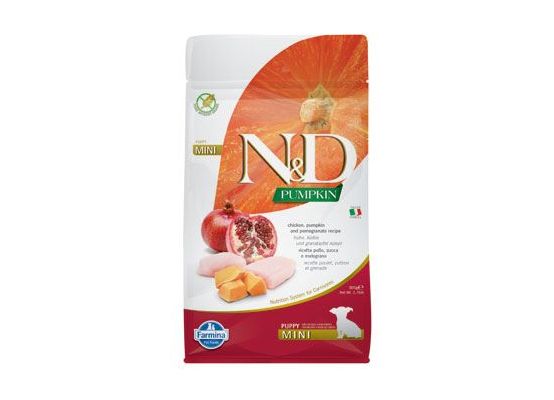 N&D Pumpkin DOG Puppy Mini Chicken & Pomegranate 800g