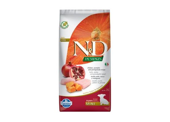 N&D Pumpkin DOG Puppy Mini Chicken & Pomegranate 7kg