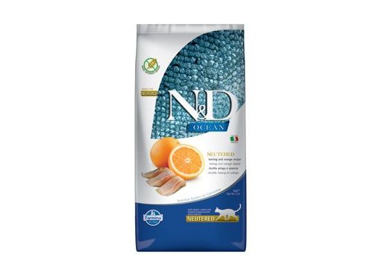 N&D OCEAN CAT NEUTERED Adult Herring & Orange 5kg