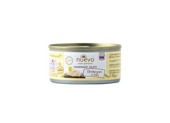 Nuevo kočka Handmade Pure kuře v želé konz. 70g