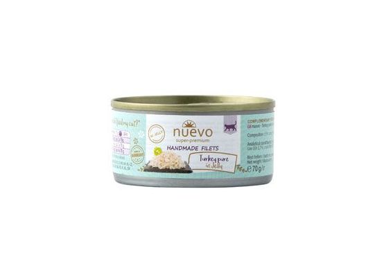 Nuevo kočka Handmade Pure krůta v želé konz. 70g