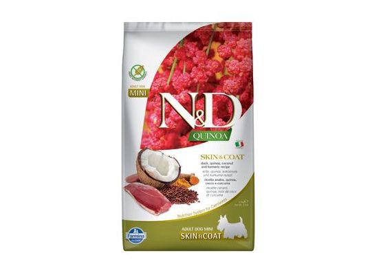 N&D Quinoa DOG Skin & Coat Duck & Coconut Mini 2,5kg
