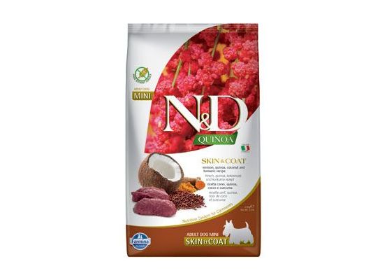 N&D Quinoa DOG Skin & Coat Venison & Coconut Mini 2,5g