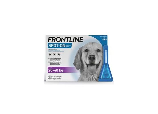 FRONTLINE SPOT ON pro psy L (20-40kg) - 3x2,68ml