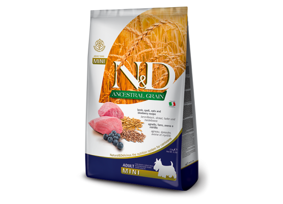 N&D LG DOG Adult Mini Lamb & Blueberry 7 kg