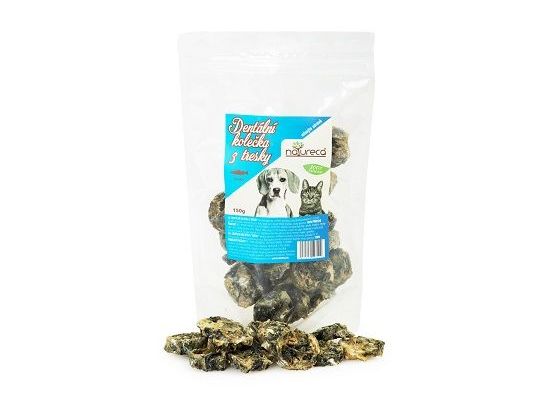 NATURECA pochoutka Dentální kolečka z tresky 150g