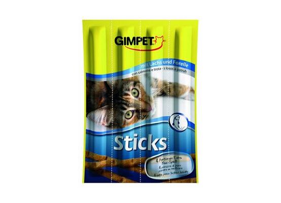 Gimpet Pochoutka Sticks losos+pstruh 4ks