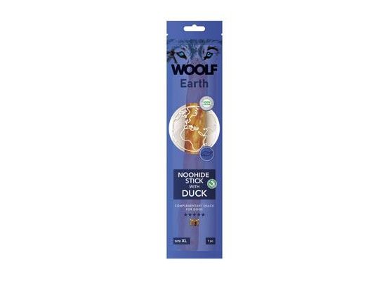 Woolf pochoutka Earth NOOHIDE XL Stick with Duck 85g