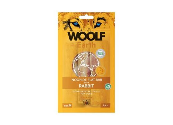 Woolf pochoutka Earth NOOHIDE M Rabbit 90g