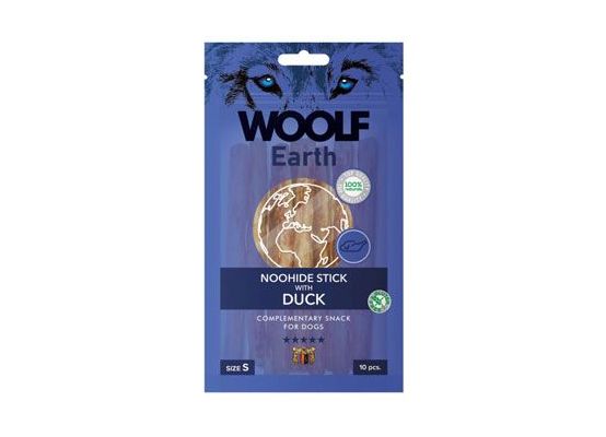 Woolf pochoutka Earth NOOHIDE S Duck 90g