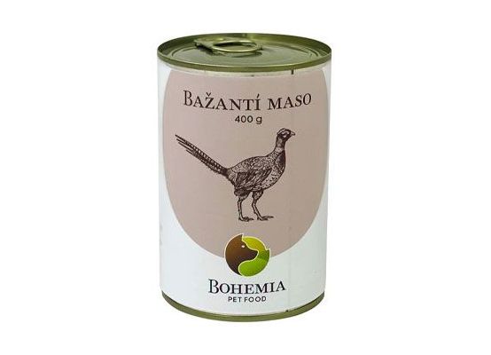 BOHEMIA Bažantí maso ve vlastní šťávě 400g