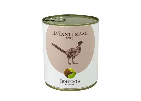 BOHEMIA Bažantí maso ve vlastní šťávě 800g