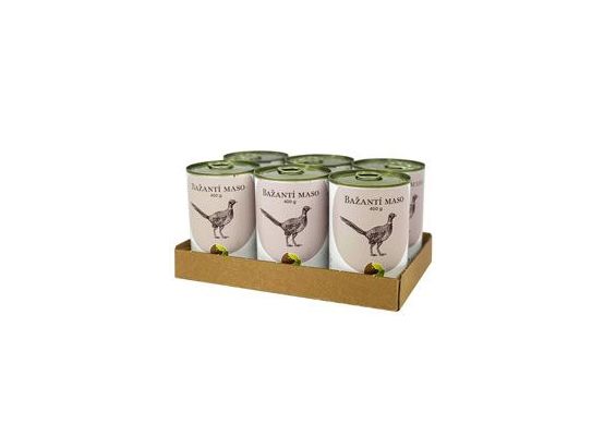 BOHEMIA Bažantí maso ve vlastní šťávě SIX PACK 6x400g
