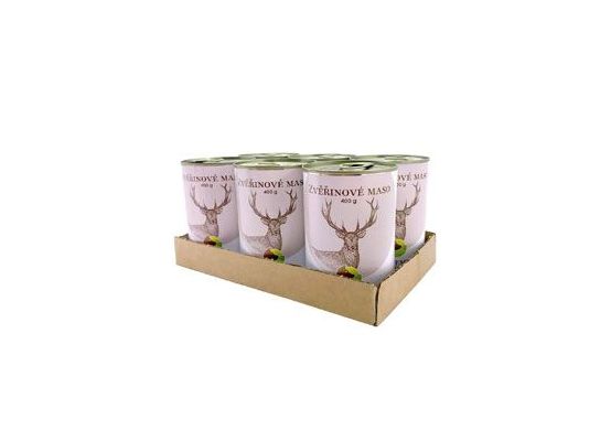 BOHEMIA Zvěřinové maso ve vlastní šťávě SIX PACK 6x400g