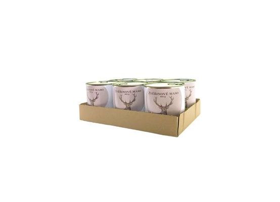 BOHEMIA Zvěřinové maso ve vlastní šťávě SIX PACK 6x800g