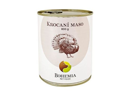 BOHEMIA Krocaní maso ve vlastní šťávě 800g