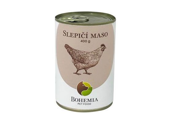 BOHEMIA Slepičí maso ve vlastní šťávě 400g