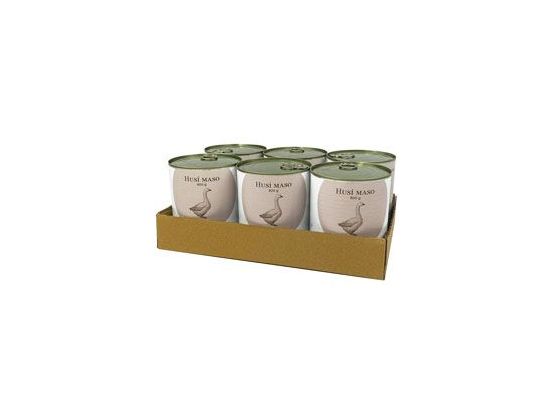 BOHEMIA Husí maso ve vlastní šťávě SIX PACK 6x800g