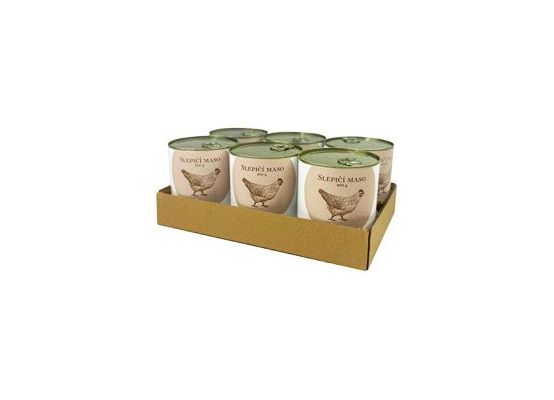 BOHEMIA Slepičí maso ve vlastní šťávě SIX PACK 6x800g