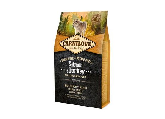 Carnilove Dog Salmon & Turkey for LB Adult 4kg