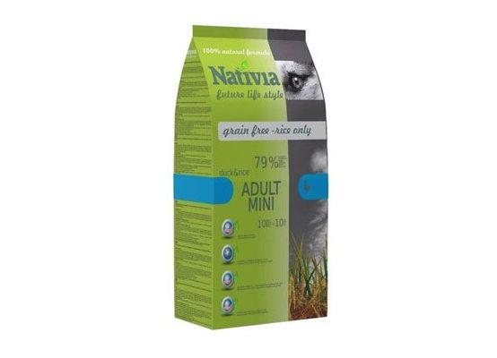 Nativia Dog Adult Mini Duck&Rice 1kg