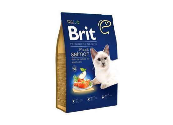 Brit Premium by Nature Cat Adult Salmon 300 g
