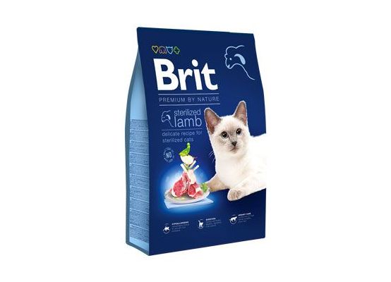 Brit Premium by Nature Cat Steril. Lamb 300 g