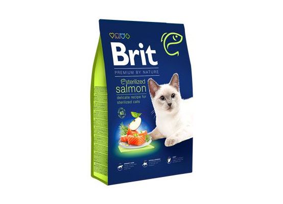 Brit Premium by Nature Cat Steril. Salmon 300 g