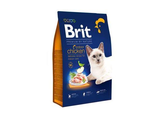 Brit Premium by Nature Cat Indoor Chicken 8 kg