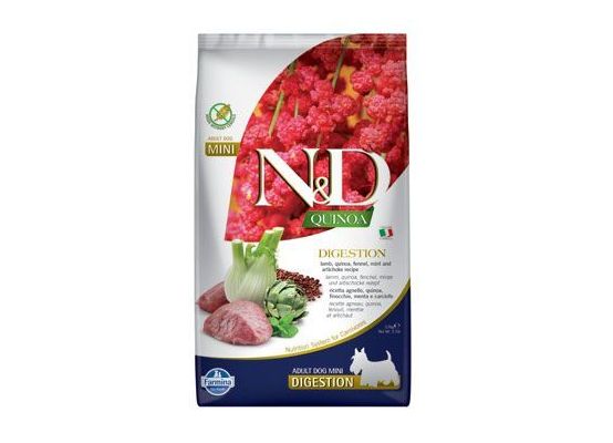 N&D Quinoa DOG Digestion Lamb & Fennel Mini 800g