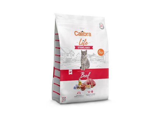 Calibra Cat Life Sterilised Beef 6kg