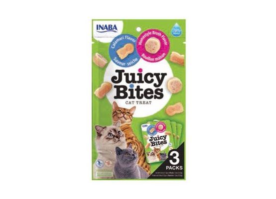 Churu Cat Juicy Bites Broth&Calamari Flavor3x11,3g