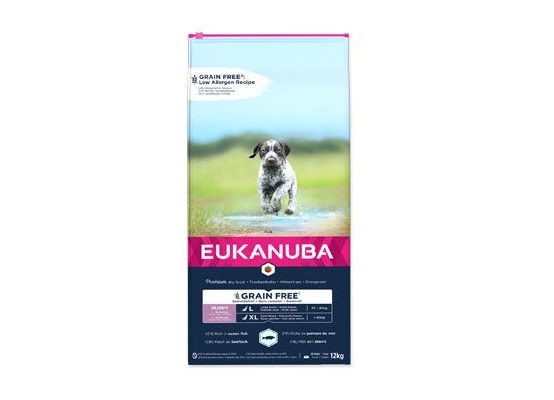 Eukanuba Dog Puppy & Junior Large&Giant GF Ocean Fish 12kg