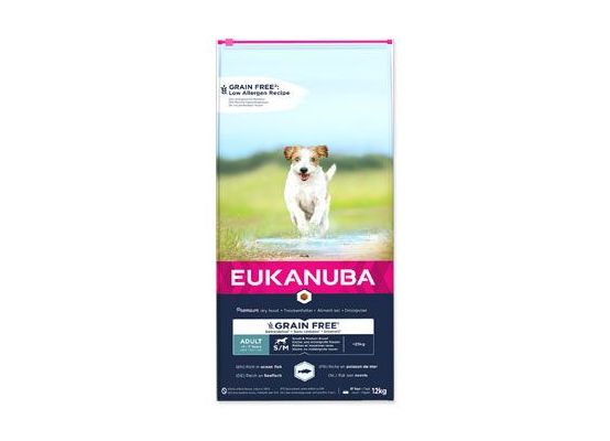 Eukanuba Dog Adult Small & Medium GF Ocean Fish 12kg