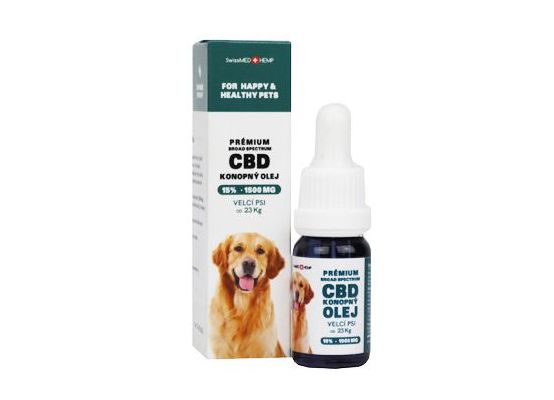 CBD olej pro velké psy 15%, 10ml