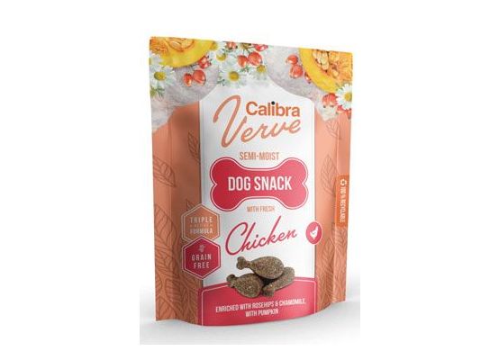 Calibra Dog Verve Semi-Moist Snack Fresh Chicken 150g