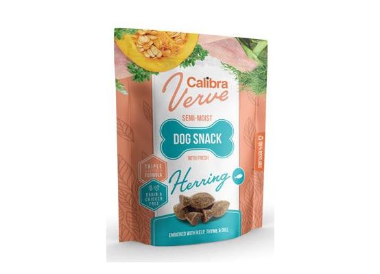 Calibra Dog Verve Semi-Moist Snack Fresh Herring 150g