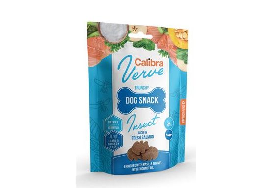 Calibra Dog Verve Crunchy Snack Insect&Salmon 150g