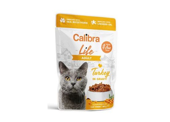 Calibra Cat Life kapsa Adult Turkey in gravy 85g