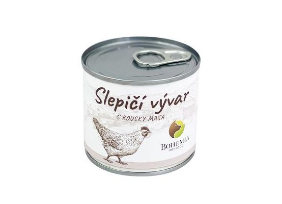 BOHEMIA Vývar Slepičí s kousky masa 140ml